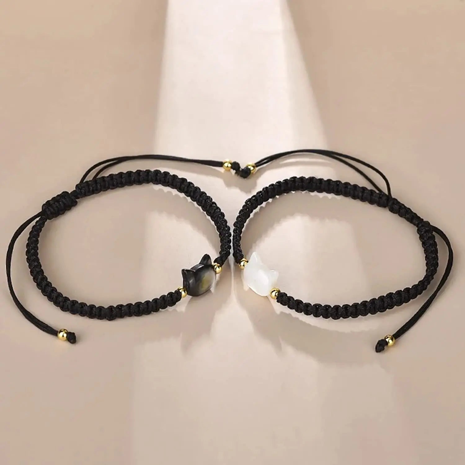 Celestial Cat Couple Bracelet
