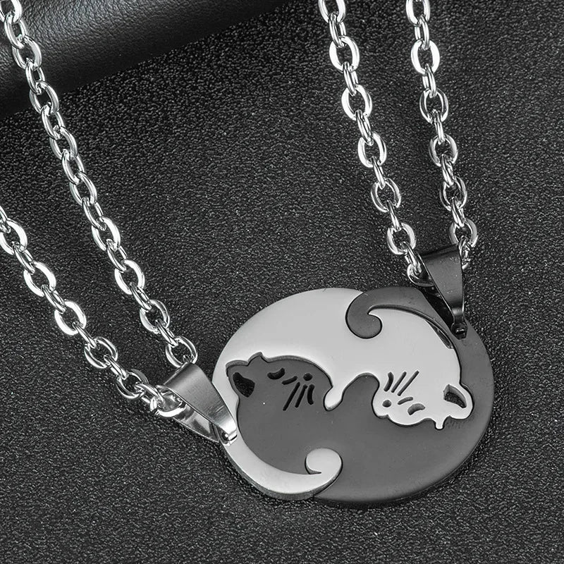 Couple Cat Necklace