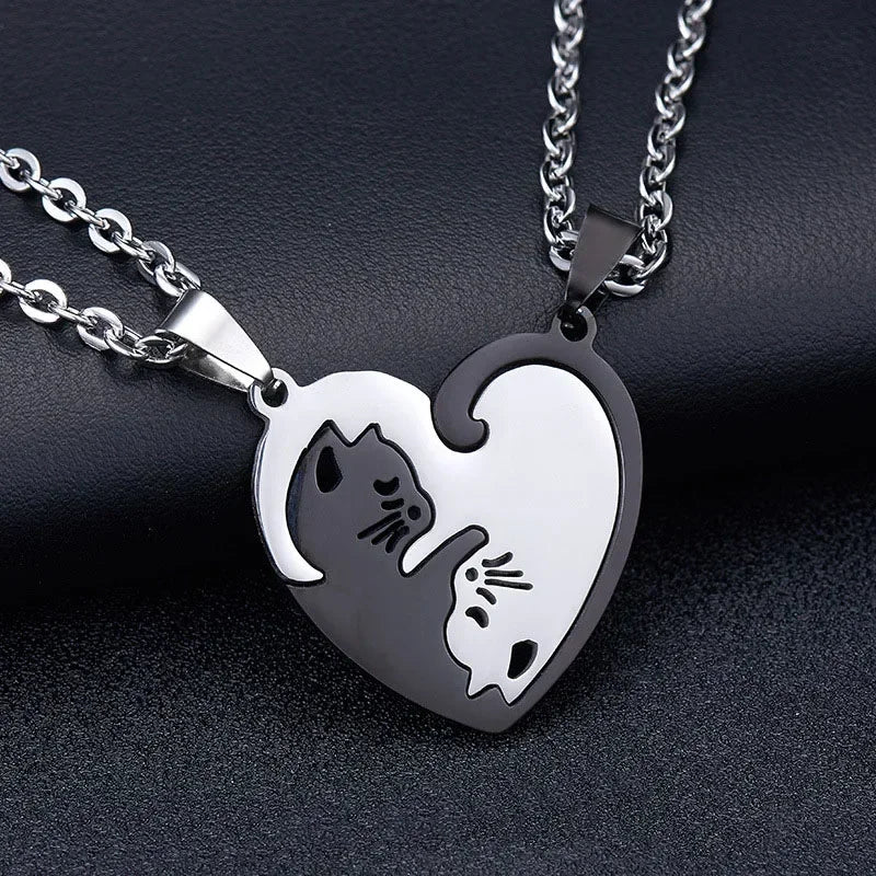 Couple Cat Necklace