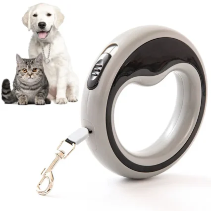 Retractable Dog Lead Heavy-Duty Extendable Dog Leads Strong Nylon Tape Brake Automatic Retractable Outdoor Training Pet Leash
