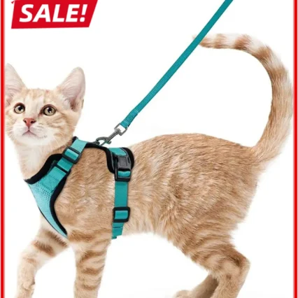 Adjustable Anti-Escape Small Cat Belt Kitten Harness Light Breathable Soft Pet Vest Wiring Harness Traction Belt Kitten Walking