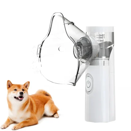 Smart Handheld Home Use Pet Nebulizer for Cats & Dogs - Easy-to-Use Animal Nebulizer for Respiratory Relief & Pet Health