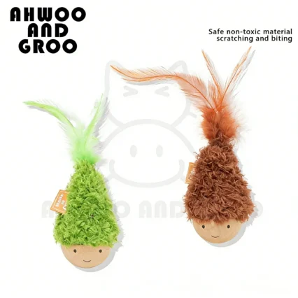 Feather Catnip Molar Toy